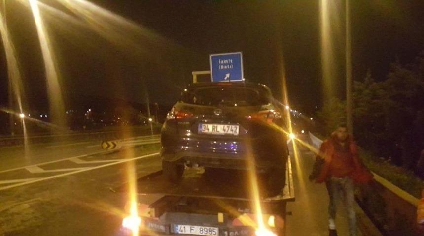 Takla Atan Otomobilden, Burnu Bile Kanamadan &Ccedil;ıktı