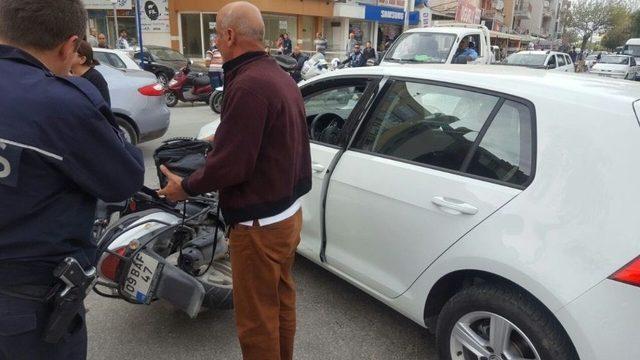 Kuşadası’nda Trafik Kazası, 1 Yaralı