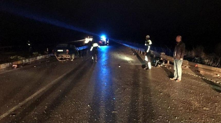 Uşak&rsquo;ta Trafik Kazası: 1 &Ouml;l&uuml;, 5 Yaralı