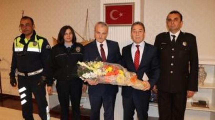 Emniyet Teşkilatından Bartın Valisi Dirim&rsquo;e Ziyaret