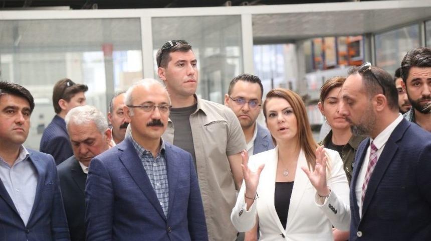 Bakan Elvan, Aky&uuml;rek Techology&rsquo;i Ziyaret Etti