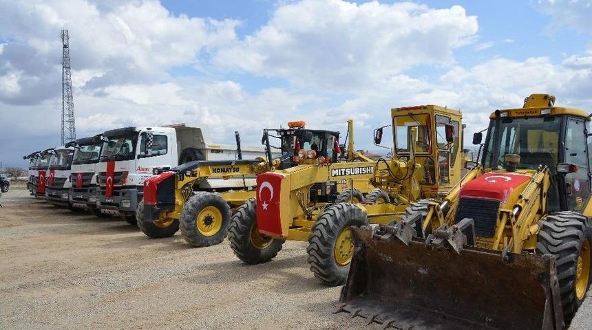 İl &Ouml;zel İdaresi &Ccedil;i&ccedil;ekdağı Şantiyesi A&ccedil;ıldı