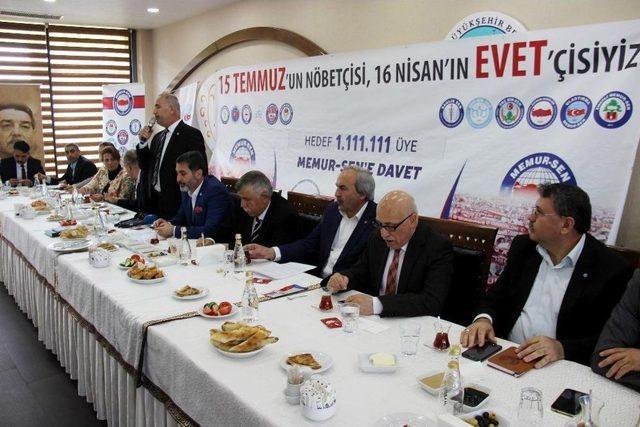 Memur-sen Nisan Ayı İl Divan Toplantısı Yapıldı