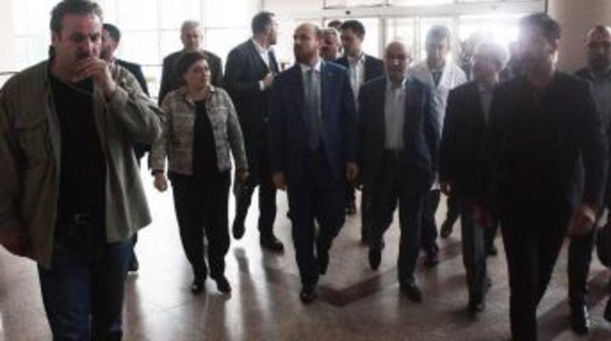 Bilal Erdoğan, Miting Yolunda Yaralanan Kazazedeleri Hastanede Ziyaret Etti