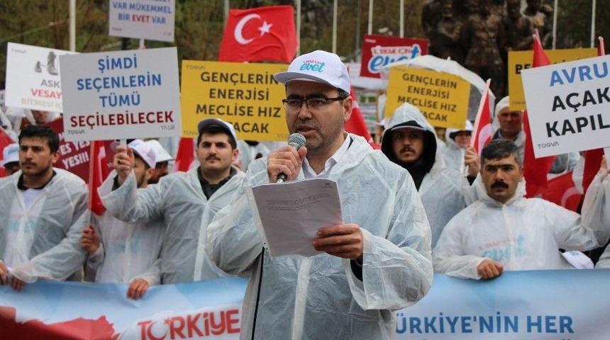 T&uuml;gva&rsquo;dan Amasya&rsquo;da &lsquo;evet Y&uuml;r&uuml;y&uuml;ş&uuml;&rsquo;