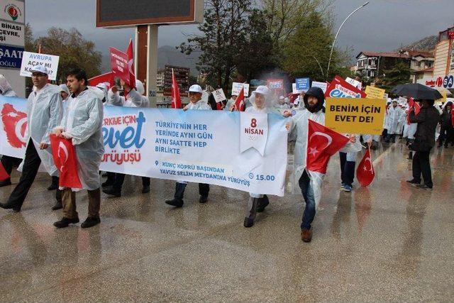 Tügva’dan Amasya’da ‘evet Yürüyüşü’