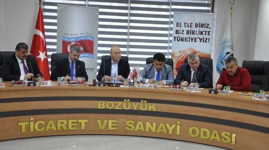 Boz&uuml;y&uuml;k&rsquo;te İstihdam Seferberliği Masaya Yatırıldı