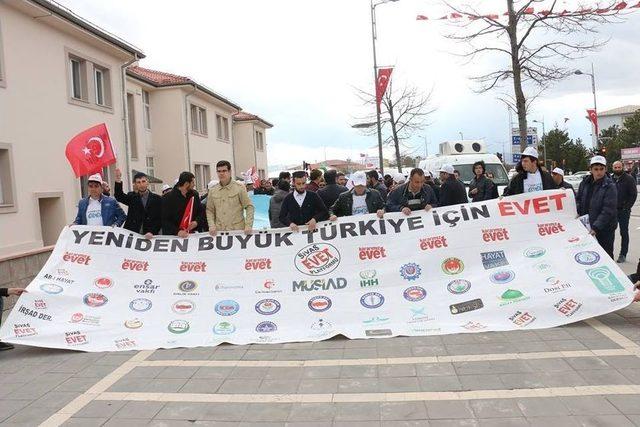 Tügva’dan ’türkiye İçin Evet’ Yürüyüşü