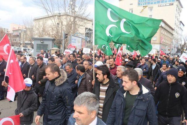 Tügva Ağrı’da Referandum İçin Yürüyüş Düzenledi