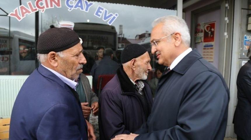 Başkan Başsoy&rsquo;dan Esnafa Ziyaret