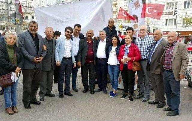 Kayseri'de 'hayır' Standı Açan Chp'lilere Sataşıp Olay Çıkardılar