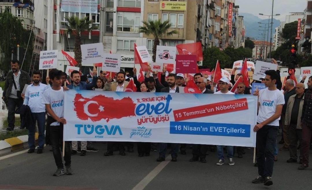 T&uuml;gva&rsquo;dan Aydın&rsquo;da Mehterli &rsquo;evet&rsquo; Y&uuml;r&uuml;y&uuml;ş&uuml;