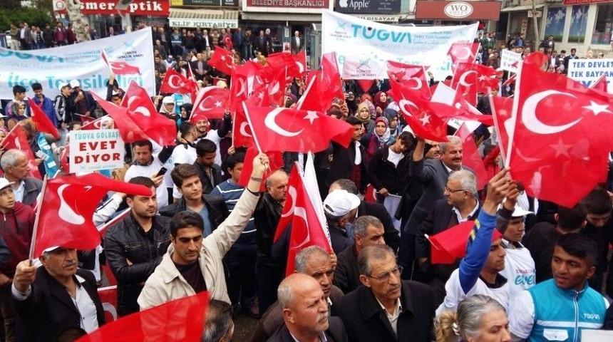 T&uuml;gva &lsquo;t&uuml;rkiye İ&ccedil;in Evet&rsquo; Y&uuml;r&uuml;y&uuml;ş&uuml; Yaptı