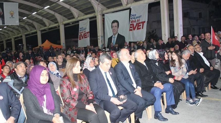 Ekonomi Bakanı Nihat Zeybekci; &ldquo;16 Nisan&rsquo;da Hayırlısı Neyse Cenabı Allah Onu Nasip Etsin&rdquo;