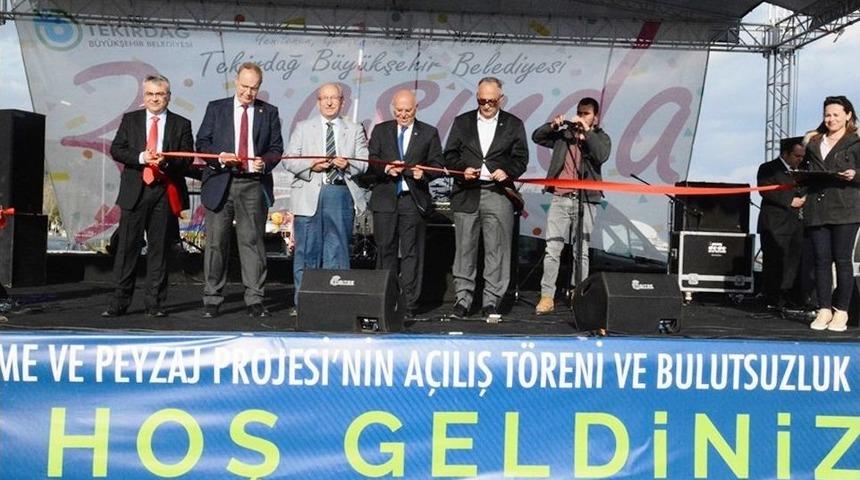 Yenilenen S&uuml;leymanpaşa Sahili Halkın Hizmetine Sunuldu