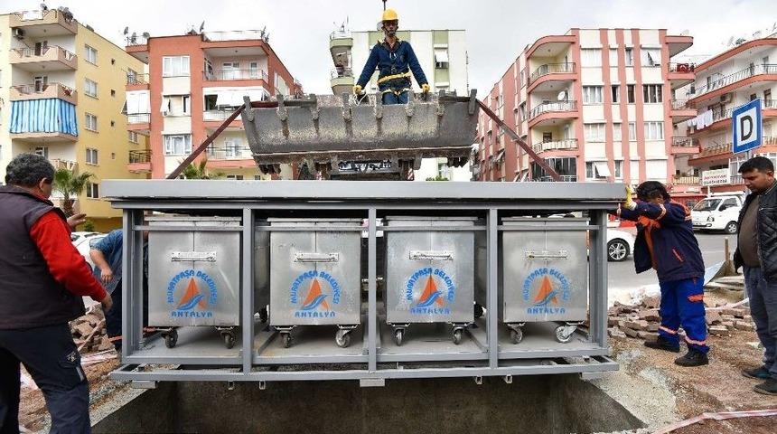 Muratpaşa&rsquo;da 2 Bin 475&rsquo;inci Konteyner Yeraltında