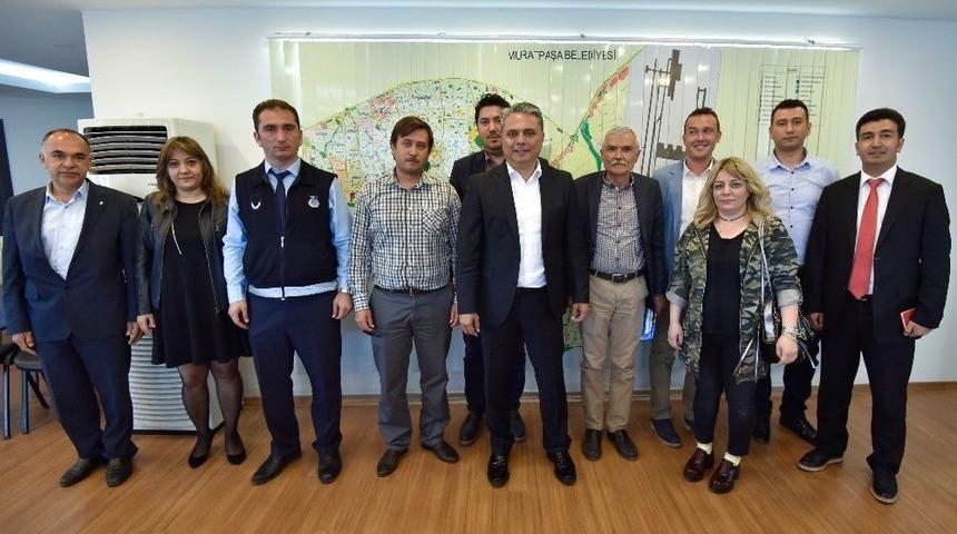 Muratpaşa Belediye Başkanı Uysal, T&uuml;m Yerel-sen Y&ouml;netimini Kabul Etti