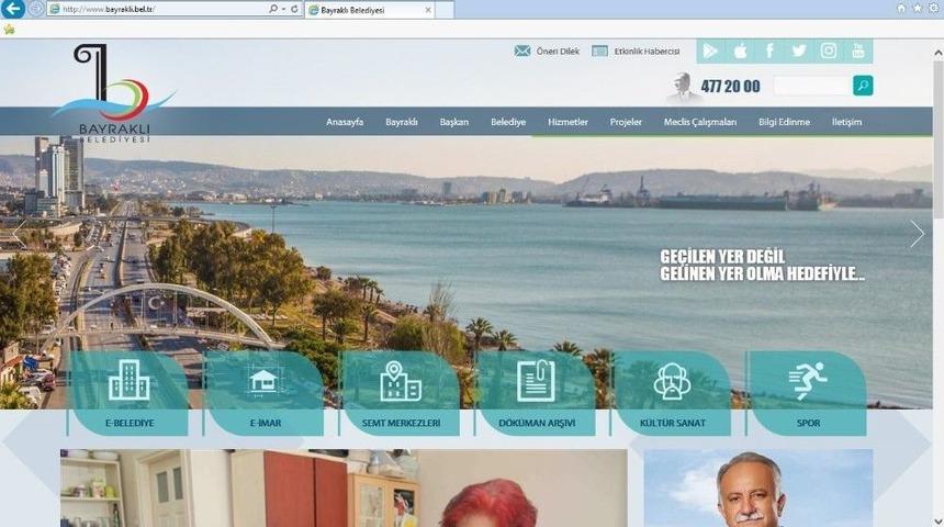 Bayraklı Belediyesi Web Sitesi Yenilendi