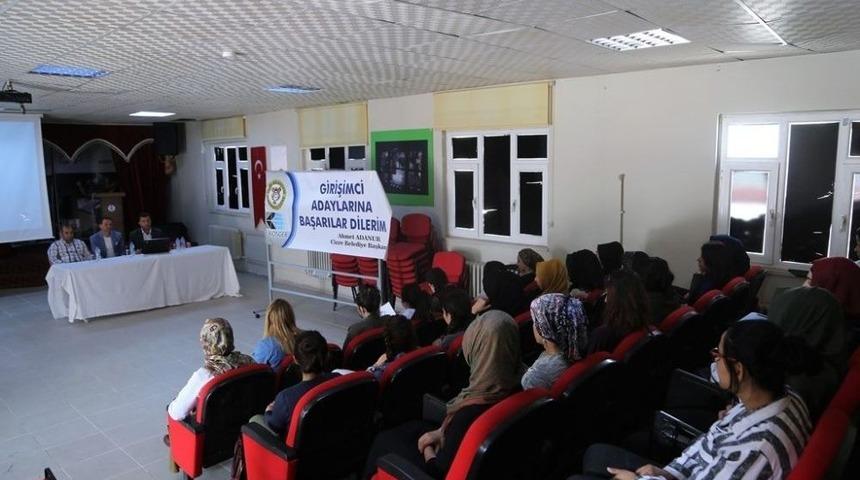 Cizre Belediyesi, Kosgeb İşbirliğiyle Girişimcilik Kursu Açtı