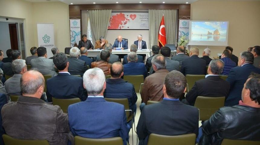 S&uuml;leymanpaşa Belediyesinden Mahalle Muhtarları İle Toplantı