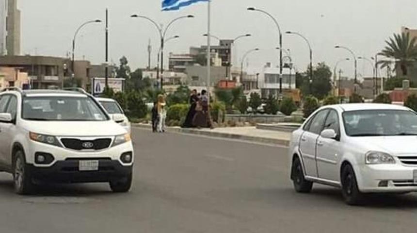 T&uuml;rkmenler Kerk&uuml;k&rsquo;e Dev Bayrak Dikti