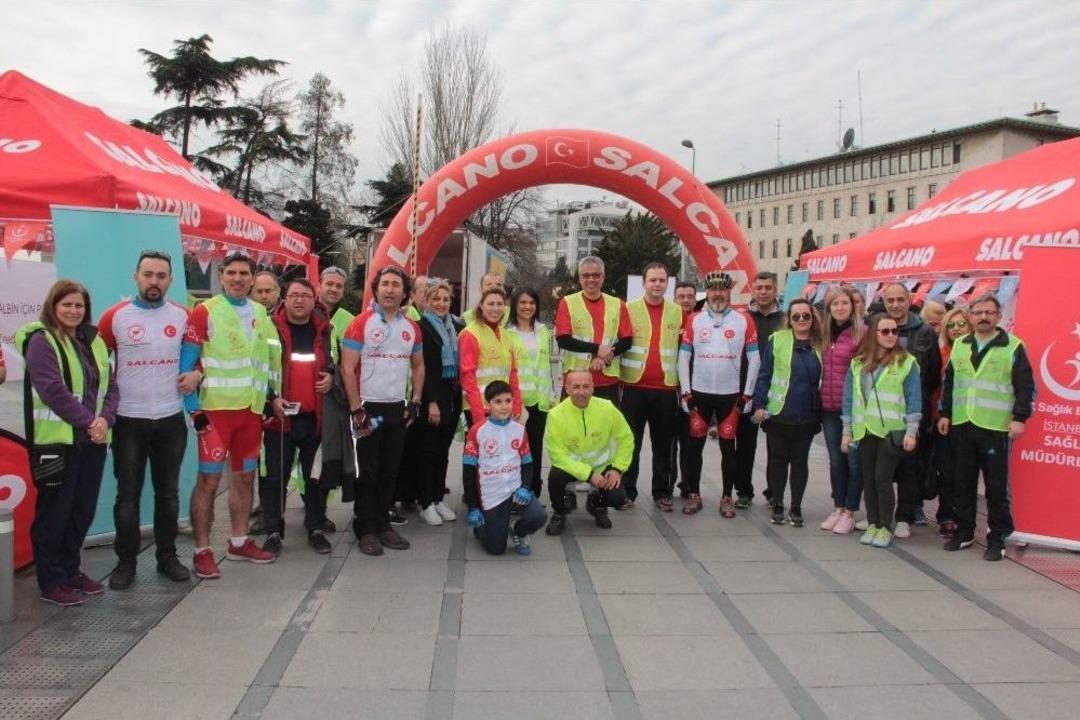 Kalp Sağlığına Dikkat &Ccedil;ekmek İ&ccedil;in Pedal &Ccedil;evirdiler