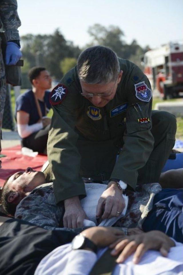 İncirlik’te Uçak Kazası Tatbikatı