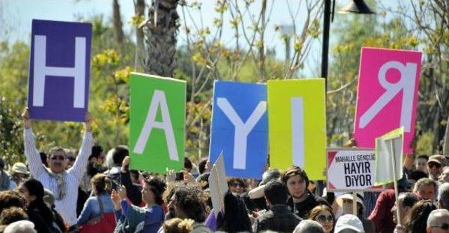 Antalya'da 2 Bin Kişi 'hayır' Için Yürüdü