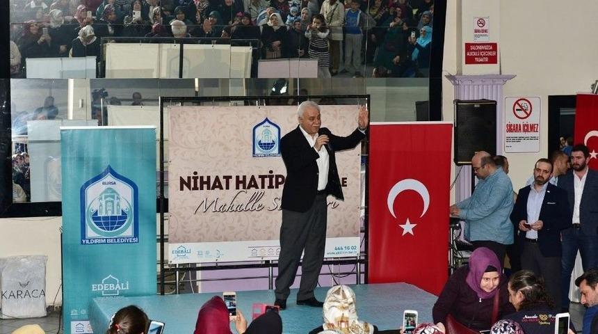 İlahiyat&ccedil;ı Prof. Dr. Nihat Hatipoğlu Yıldırımlılarla Bir Araya Geldi
