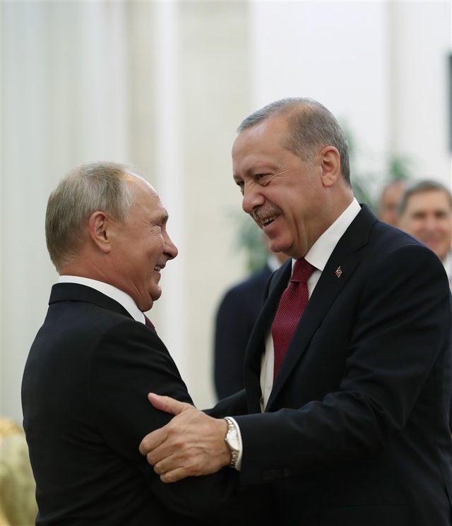 Erdoğan ve Putin görüşmesi başladı (2)