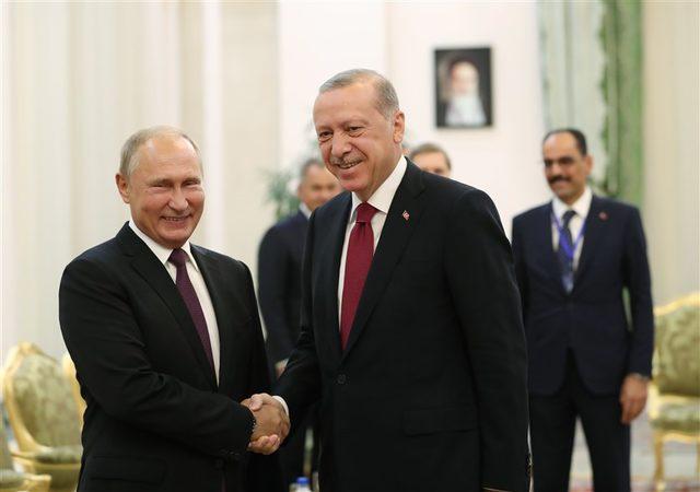 Erdoğan ve Putin görüşmesi başladı (2)