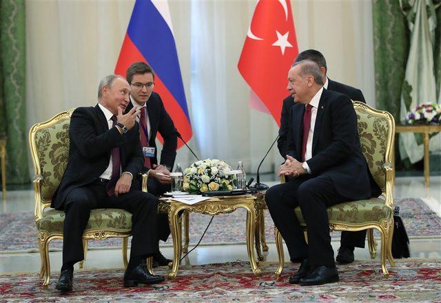 Erdoğan ve Putin görüşmesi başladı (2)