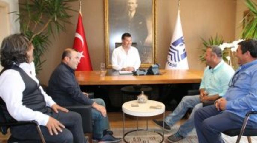 Bodrum Alevi Bektaşi K&uuml;lt&uuml;r Derneği&rsquo;nden Başkan Kocadon&rsquo;a Ziyaret