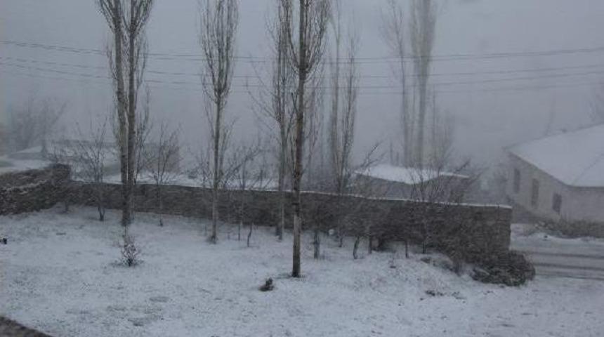 Başkale'de Nisan Karı