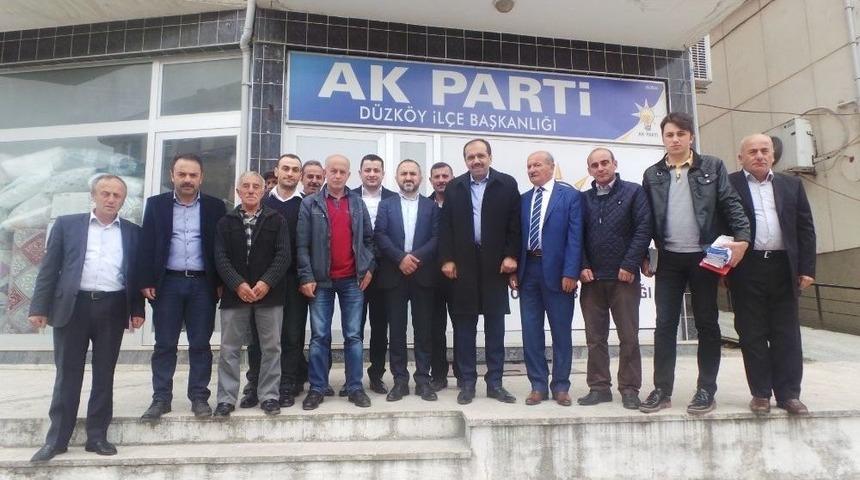 Milletvekili Balta, Ortahisar Ve D&uuml;zk&ouml;y İl&ccedil;elerinde Referandum &Ccedil;alışmalarını S&uuml;rd&uuml;rd&uuml;