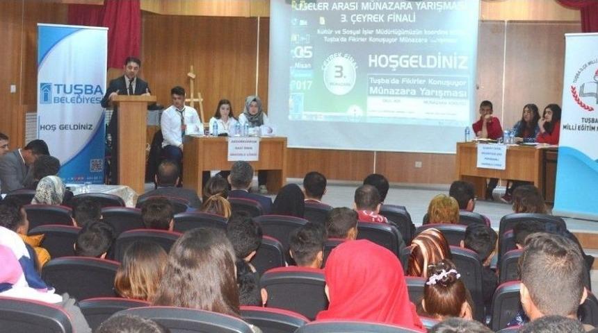 Tuşba&rsquo;da &lsquo;fikirler Konuşuyor&rsquo; M&uuml;nazara Yarışması