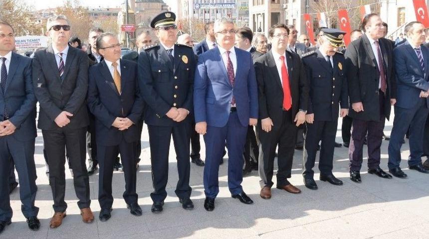 Aksaray&rsquo;da Polis Teşkilatının 172. Yıl D&ouml;n&uuml;m&uuml; Kutlandı