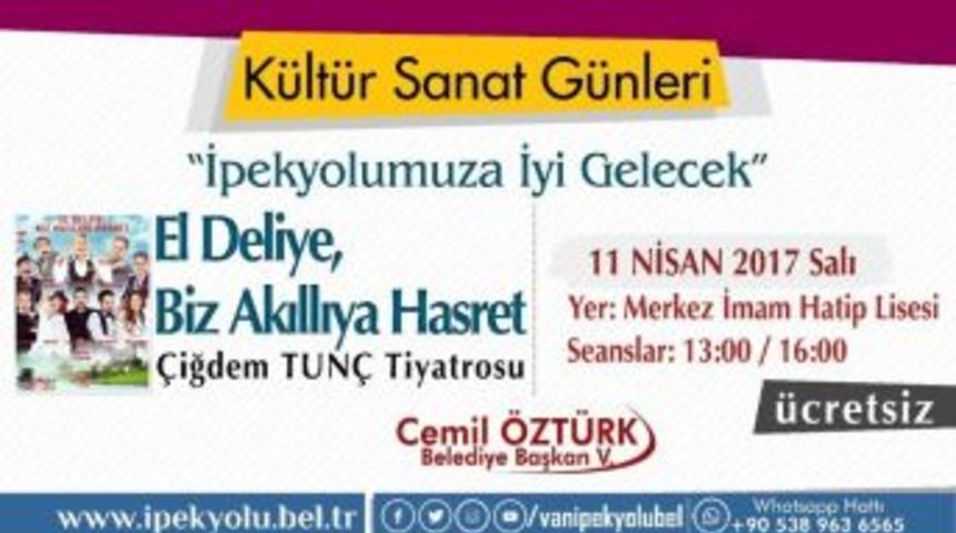 İpekyolu&rsquo;nda &lsquo;k&uuml;lt&uuml;r Sanat&rsquo; G&uuml;nleri