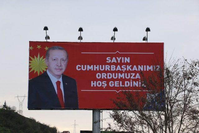 Ordu, Cumhurbaşkanı Erdoğan’ı Bekliyor