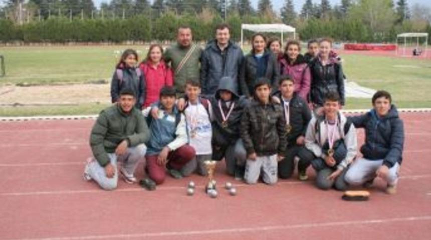 Mahmudiye Bocce Yarışmasında İl Birincisi Oldu