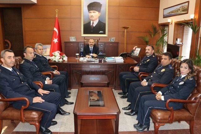 Emniyet Teşkilatı Vali Kaban’ı Ziyaret Etti 3