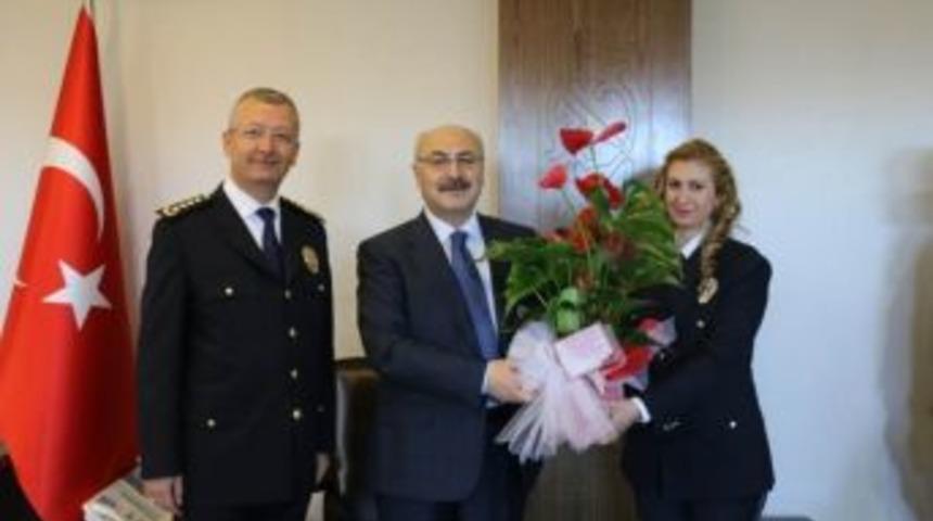 Emniyet Teşkilatından Vali K&ouml;şger&rsquo;e Ziyaret