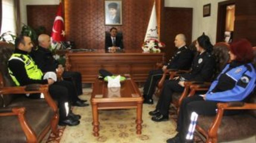 Emniyet Teşkilatından Vali Aktaş&rsquo;a Ziyaret