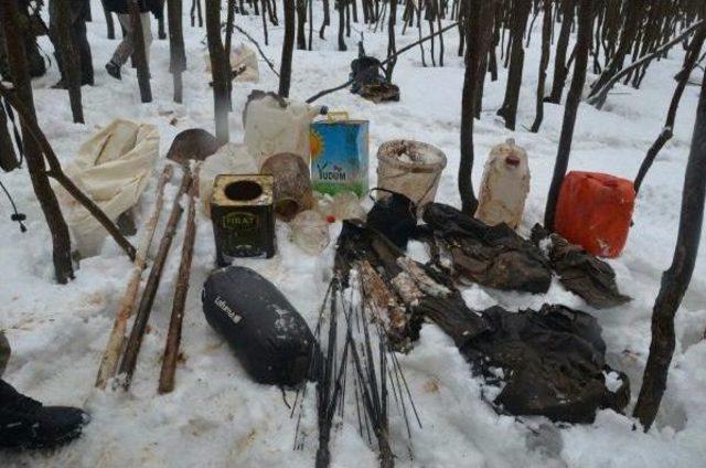 Karacehennem Ormanları'ndaki Sığınakta Pkk'nın Demir Sandığı Bulundu