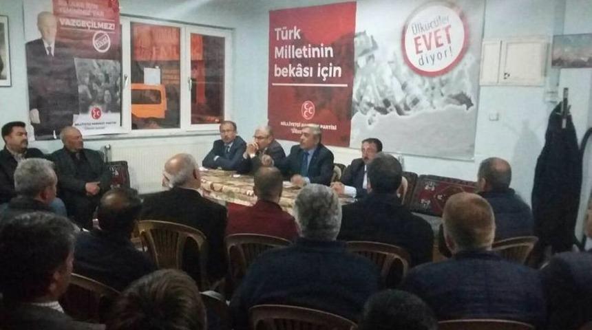 Mhp Melikgazi &rsquo;evet&rsquo; Kampanyasını S&uuml;rd&uuml;r&uuml;yor
