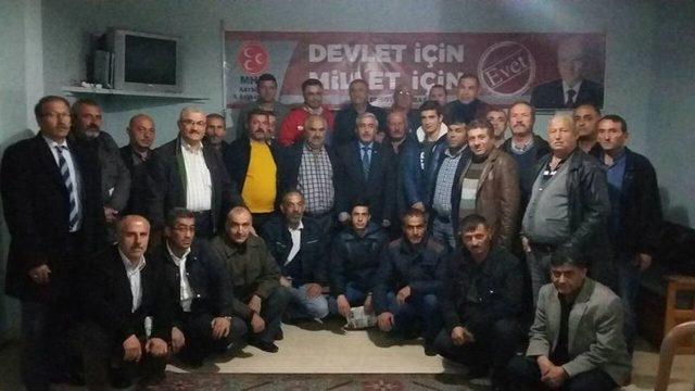 Mhp Melikgazi ’evet’ Kampanyasını Sürdürüyor