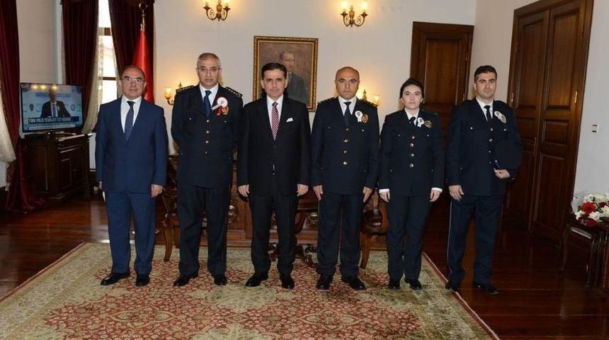 Vali Topaca, Emniyet M&uuml;d&uuml;r&uuml; Karaaslan&rsquo;ı Kabul Etti