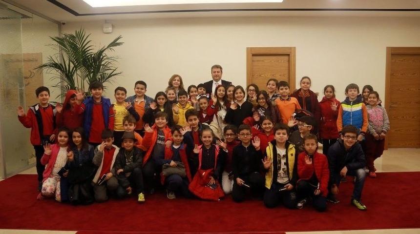 Başkan Palancıoğlu, &Ouml;ğrencilere Belediyeciliği Anlattı