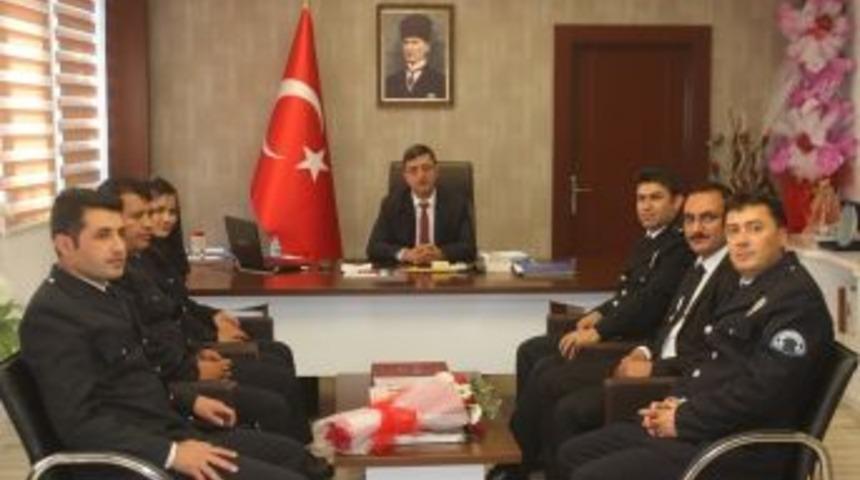 İl&ccedil;e Emniyet Amirliği&rsquo;nden Kaymakam Ers&ouml;z&rsquo;e 10 Nisan Ziyareti