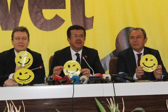 Bakan Zeybekci, Denizli’de ‘sen De Gülümse Bence De Evet’ Kampanyasını Tanıttı